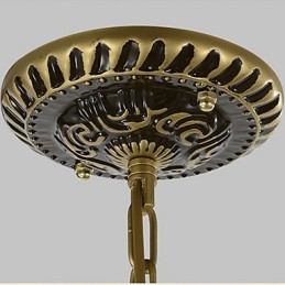 Traditional Classic Painting Feature for Mini Style Metal Chandelier