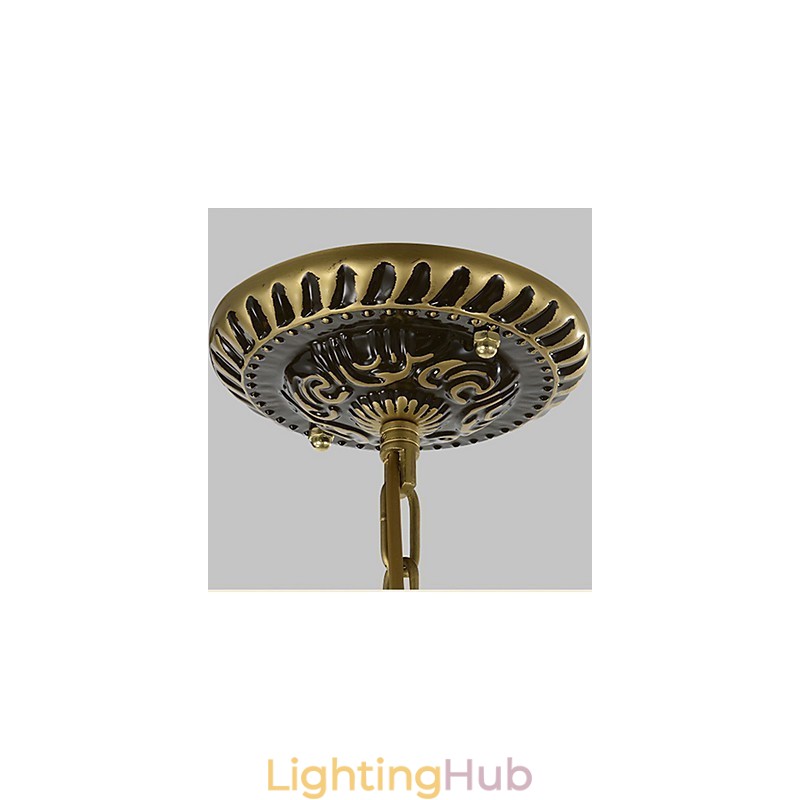 Traditional Classic Painting Feature for Mini Style Metal Chandelier