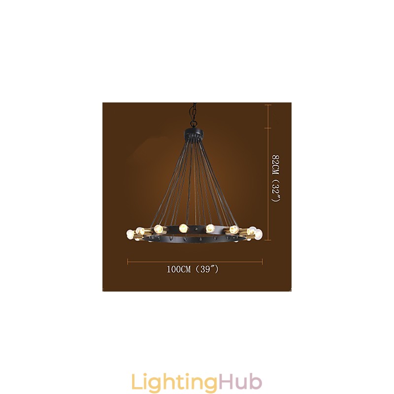 Nordic Creative Chandelier Retro Industria Penthouse