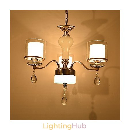 Modern Contemporary Electroplated Feature for Crystal Metal Chandelier Modern Contemporary Electroplated Feature for Crystal Metal Chandelier