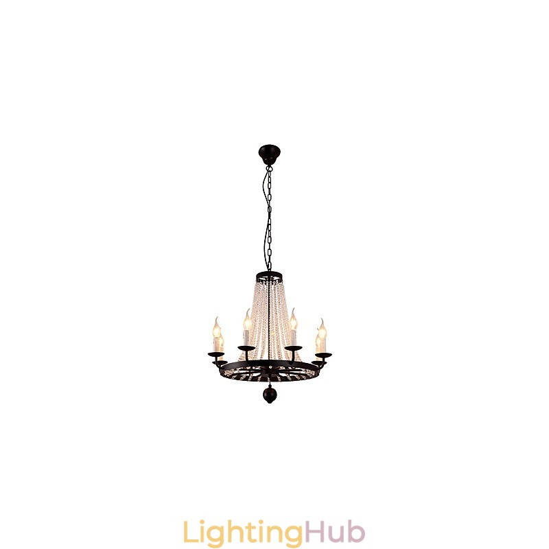8 Lights Chandelier Modern Contemporary Traditional Classic Rustic Lodge Vintage Retro Lantern Drum Country Island Globe Bowl