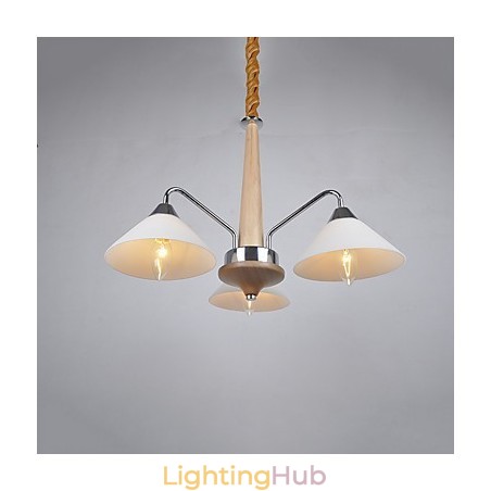 Modern Contemporary Country Electroplated Feature for Wood Bamboo Chandelier Modern Contemporary Country Electroplated Feature for Wood Bamboo Chandelier