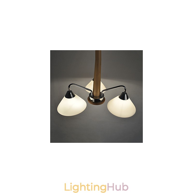 Modern Contemporary Country Electroplated Feature for Wood Bamboo Chandelier