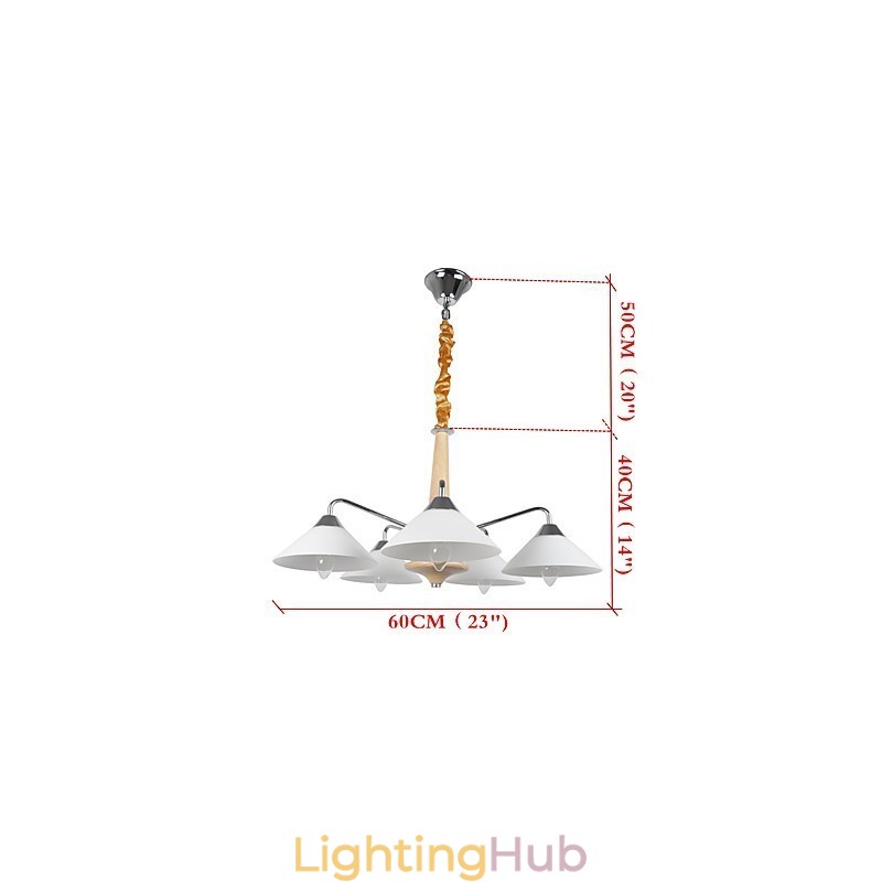 5 Light Modern Contemporary Chandelier for