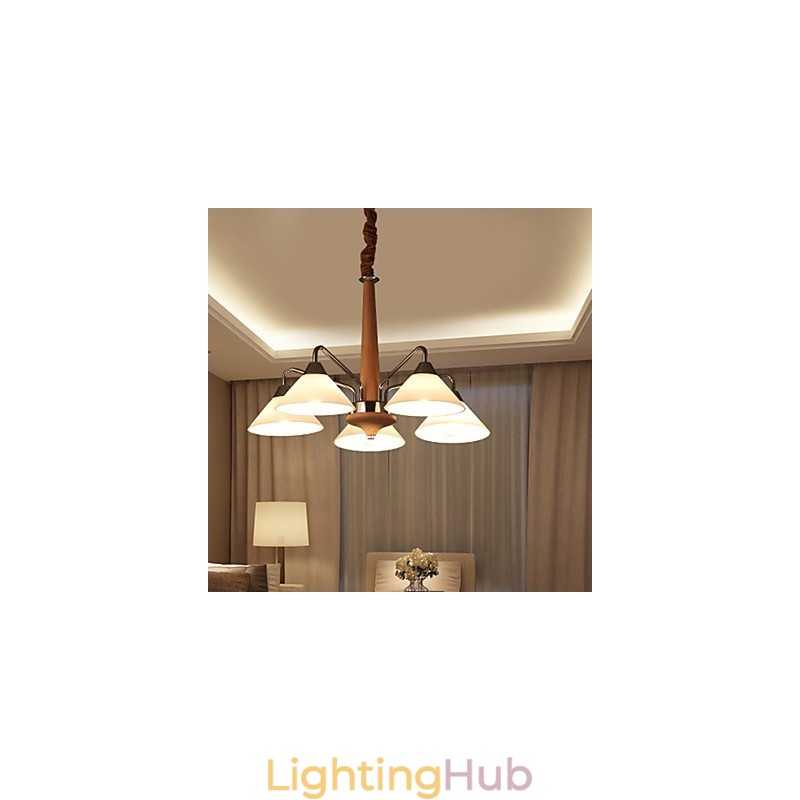 5 Light Modern Contemporary Chandelier for