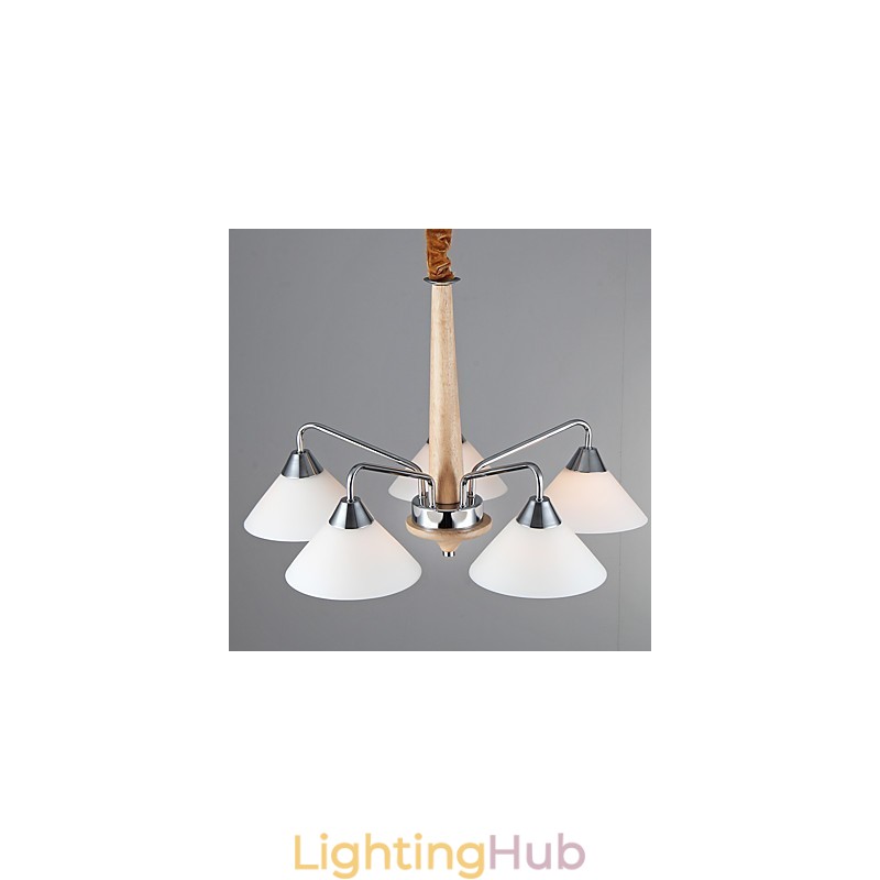 5 Light Modern Contemporary Chandelier for