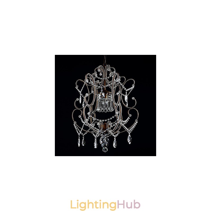 Modern Chandelier Design Vintage Chandelier Loft Crystal Light Fixture Lustre Hanging Lamp