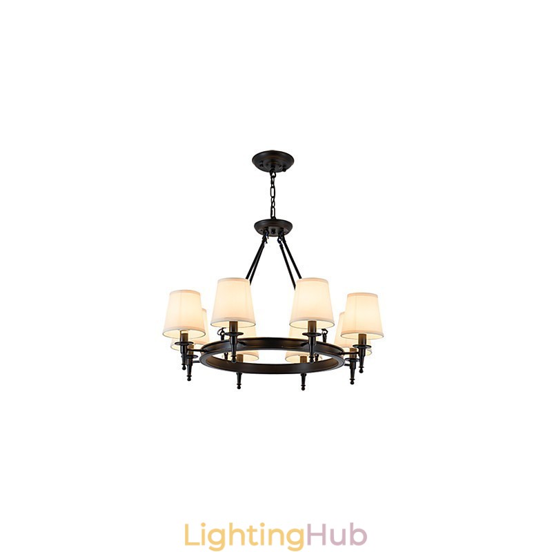 8 Lights Flush Mounted Fixture Chandelier One Light Two Style Modern Contemporary Traditional Classic Rustic Painting