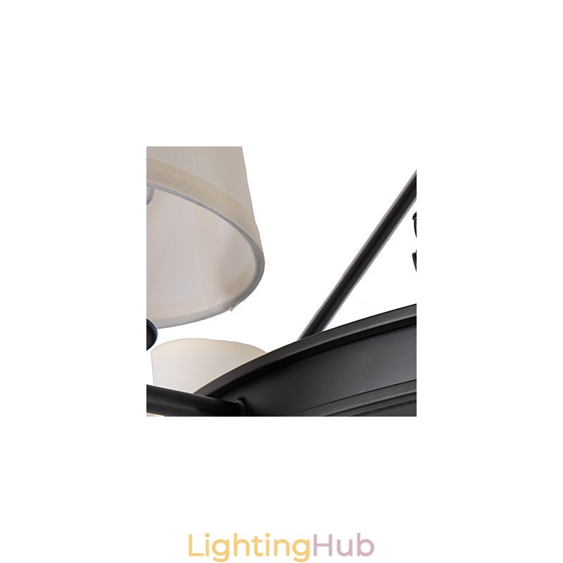 8 Lights Flush Mounted Fixture Chandelier One Light Two Style Modern Contemporary Traditional Classic Rustic Painting
