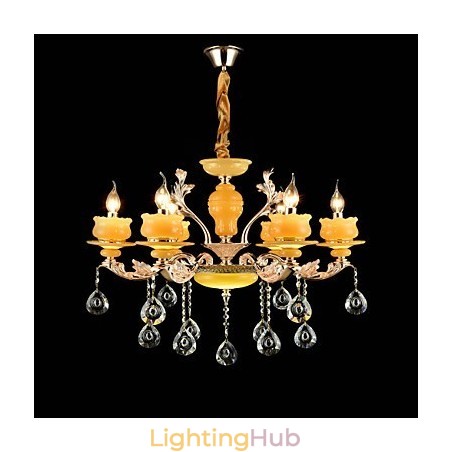 Traditional Classic Zinc Alloy Feature for Crystal Mini Style Metal 6 Bulbs Chandelier Traditional Classic Zinc Alloy Feature for Crystal Mini Style Metal 6 Bulbs Chandelier