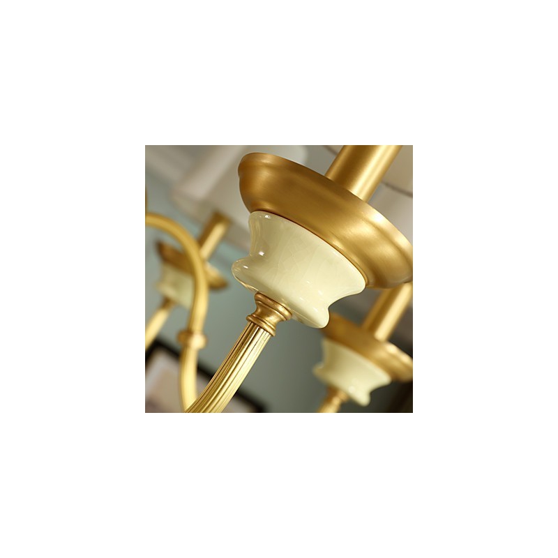 All Copper Chandelier Jade Decorative Chandelier D
