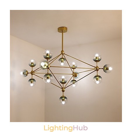 Fifteen Light Post Modern Europe Style Modo Metal Glass Pendant Lamp the Foyer Decorate Industrial Chandelier Lamp Fifteen Light Post Modern Europe Style Modo Metal Glass Pendant Lamp the Foyer Decorate Industrial Chandelier Lamp