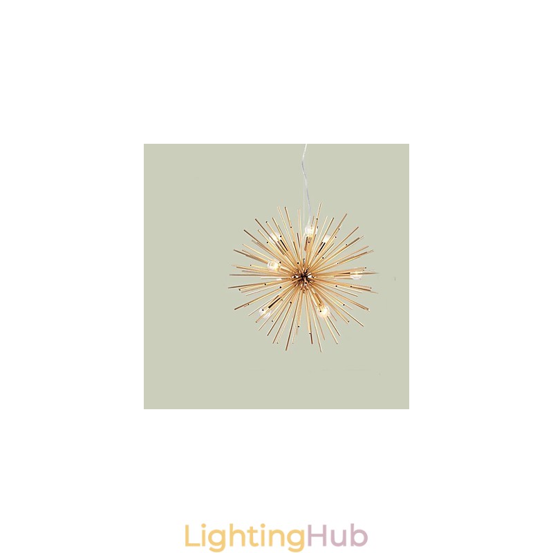 Retro Imitation Copper Creative line 10 Lights
