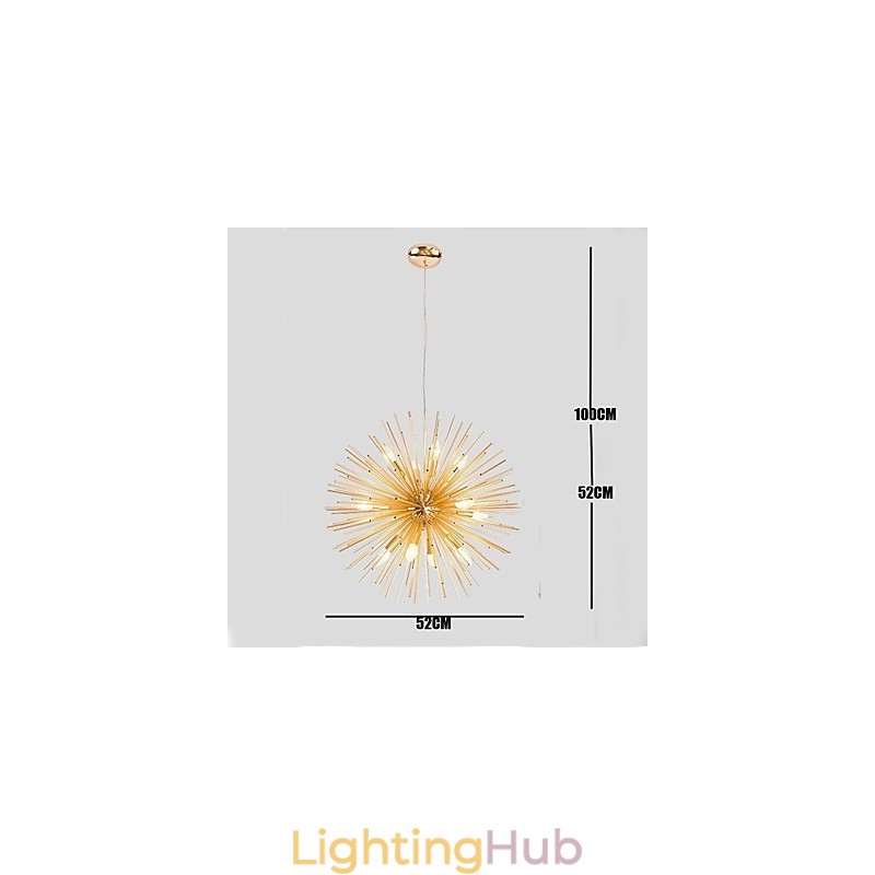 Retro Imitation Copper Creative line 10 Lights