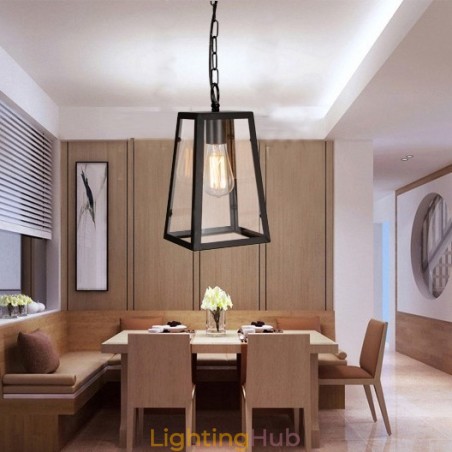 Vintage Metal Pendant Light with Glass Shade Vintage Metal Pendant Light with Glass Shade