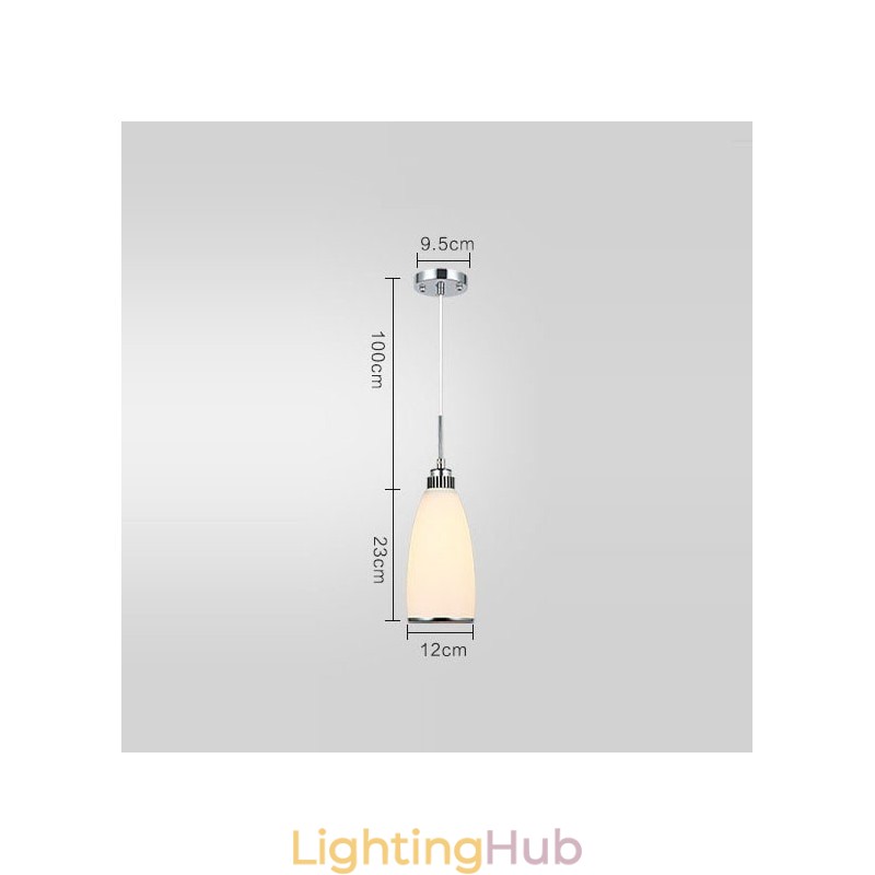 1 Light Modern Contemporary Integrated Metal Pendant Light