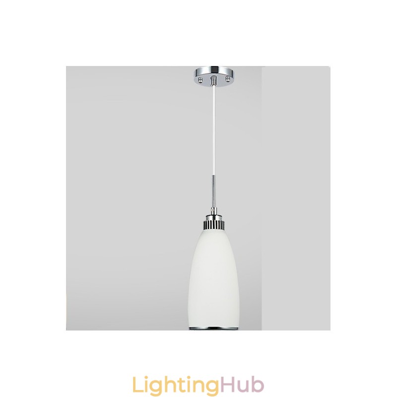 1 Light Modern Contemporary Integrated Metal Pendant Light