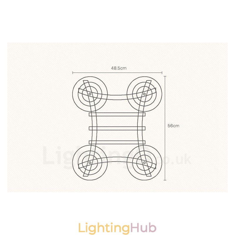 4 Light Wood Rustic Lodge Pendant Light with Glass Shade