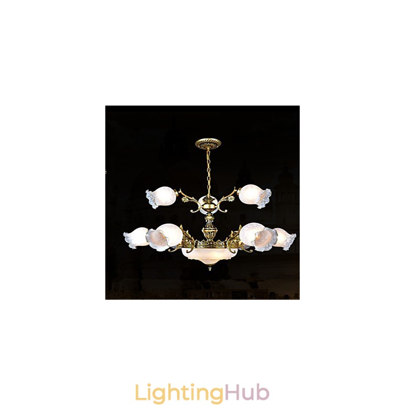Chandelier Traditional Classic Vintage Retro Metal