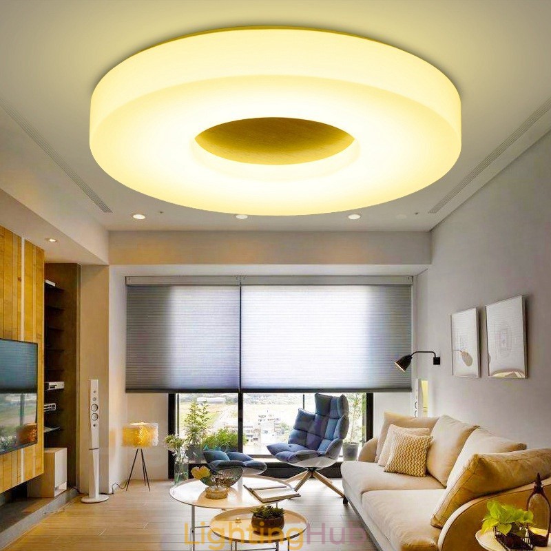 Modern Contemporary Flush Mount Ceiling Lights with Acrylic Shade