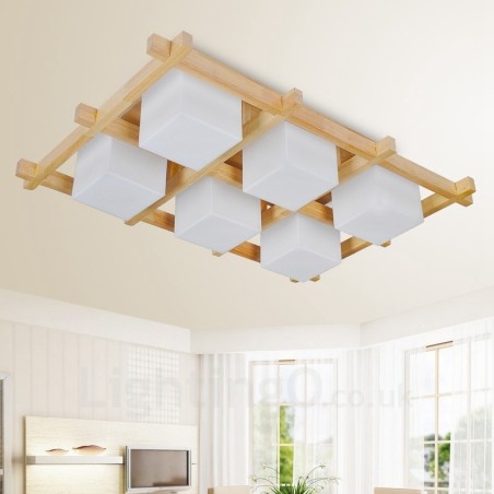 6 Light Modern Contemporary Nordic style Flush Mount Ceiling Lights with Glass Shade 6 Light Modern Contemporary Nordic style Flush Mount Ceiling Lights with Glass Shade