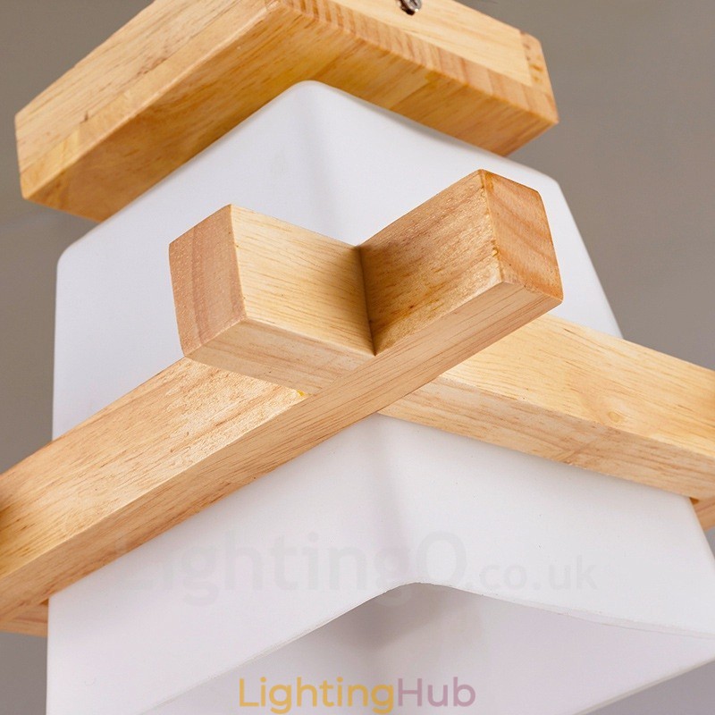 1 Light Modern Contemporary Nordic style Flush Mount Ceiling Lights with Glass Shade