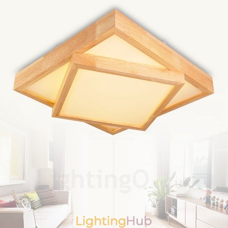 Modern Contemporary Flush Mount Ceiling Lights with Acrylic Shade