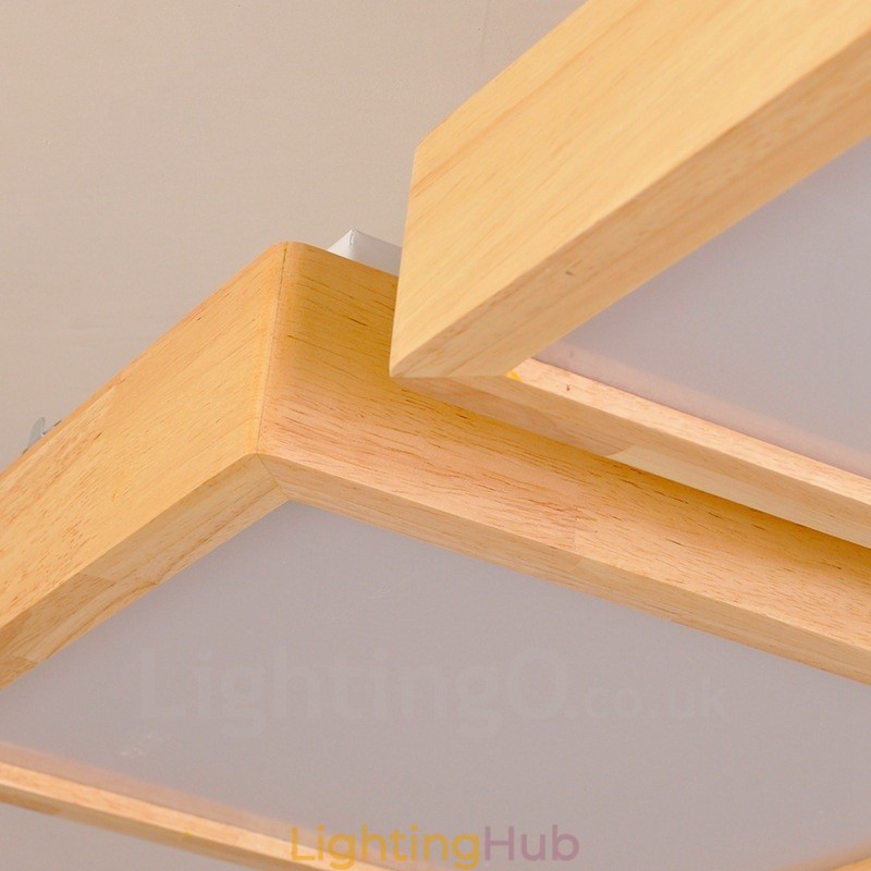 4 Light Modern Contemporary Nordic style Flush Mount Ceiling Lights with Acrylic Shade