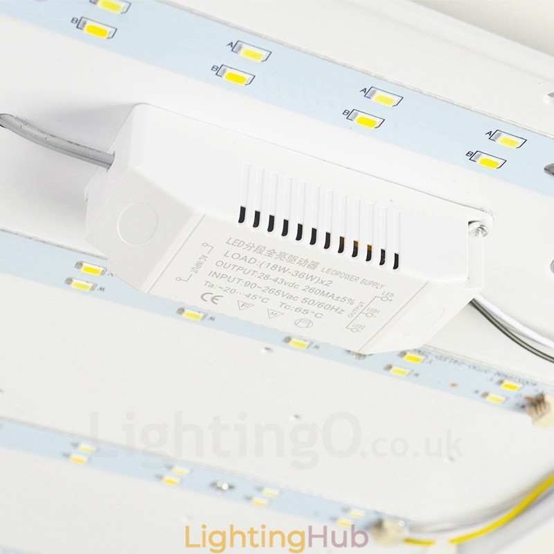 Modern Contemporary Flush Mount Ceiling Lights with Acrylic Shade