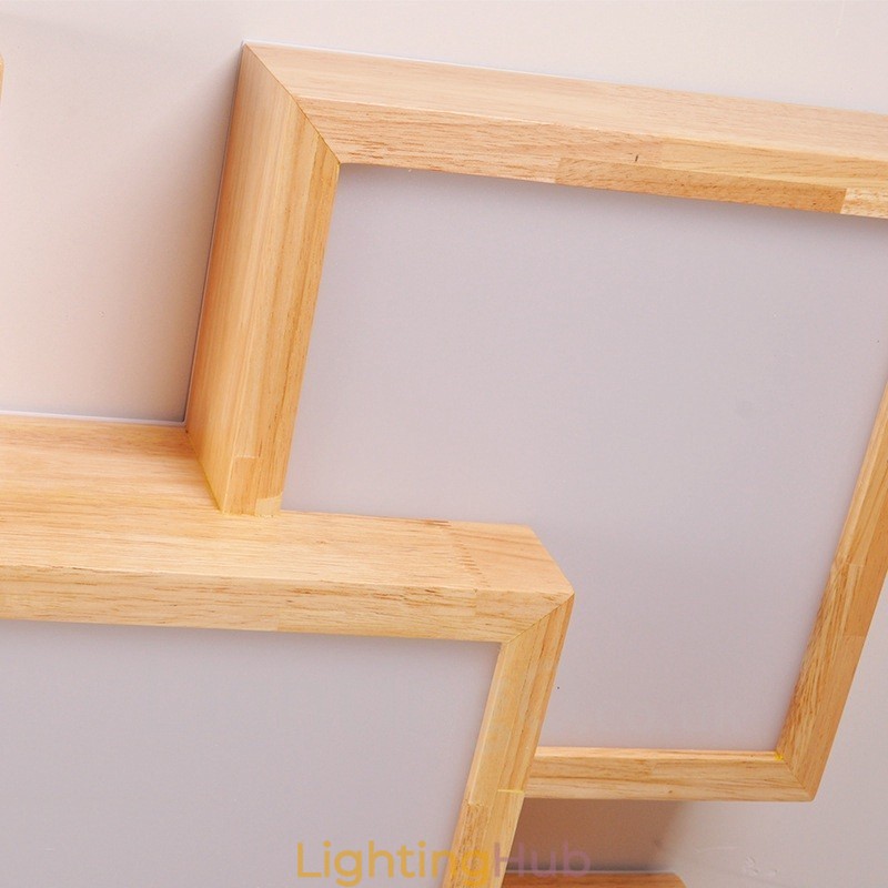 6Modern Contemporary Nordic style Flush Mount Ceiling Lights with Acrylic Shade
