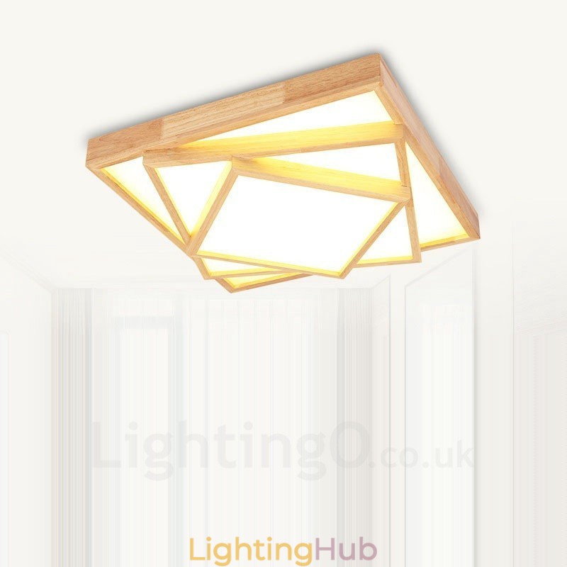Modern Contemporary Nordic style Flush Mount Ceiling Lights with Acrylic Shade