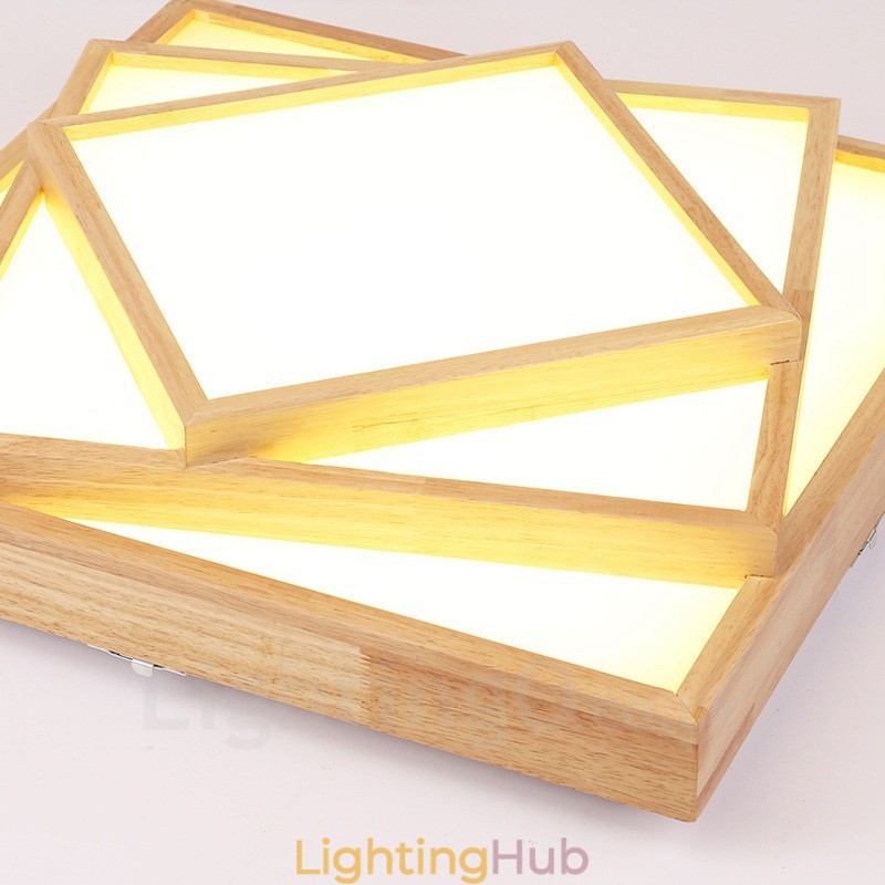 Modern Contemporary Nordic style Flush Mount Ceiling Lights with Acrylic Shade