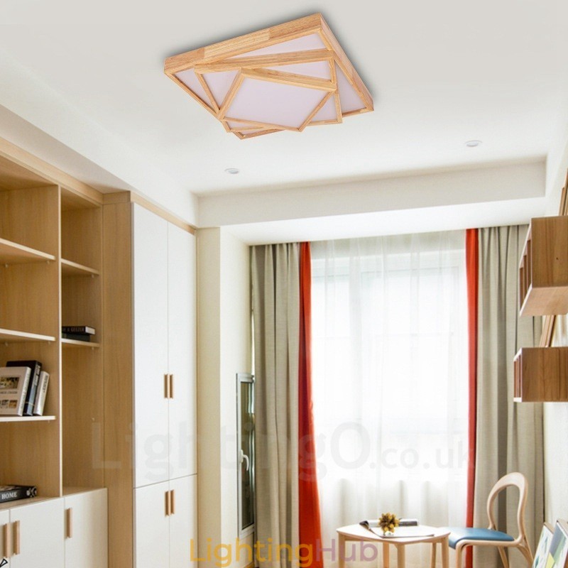 Modern Contemporary Nordic style Flush Mount Ceiling Lights with Acrylic Shade