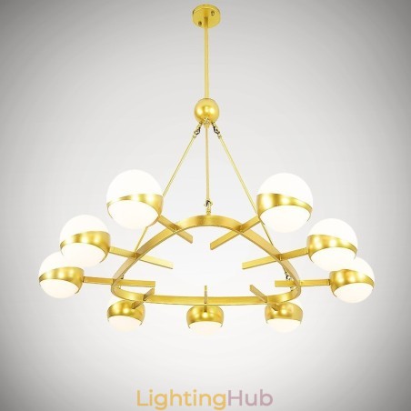 9 Light Modern Contemporary Nordic style Ceiling Lights Copper Plating Chandelier with Gold and White Ball Glass Shade 9 Light Modern Contemporary Nordic style Ceiling Lights Copper Plating Chandelier with Gold and White Ball Glass Shade