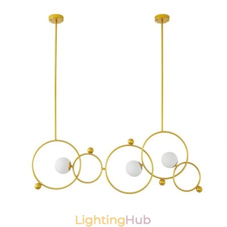 3 Light Modern Contemporary Ceiling Lights Copper Plating Chandelier with White Ball Glass Shade 3 Light Modern Contemporary Ceiling Lights Copper Plating Chandelier with White Ball Glass Shade