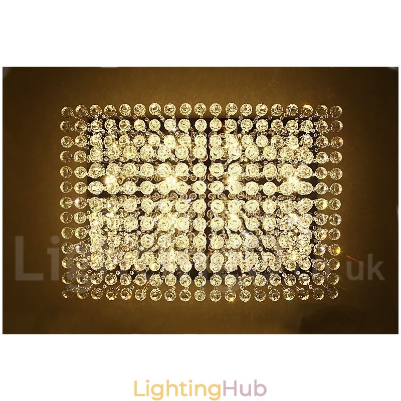 Modern Crystal Ceiling Pendant Light Indoor Chandelier Lighting Lamps Fixtures