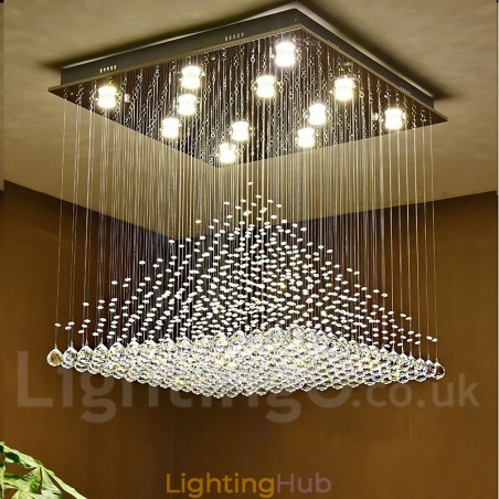 Modern Crystal Ceiling Pendant Light Indoor Chandelier Lighting Lamps Fixture Modern Crystal Ceiling Pendant Light Indoor Chandelier Lighting Lamps Fixture