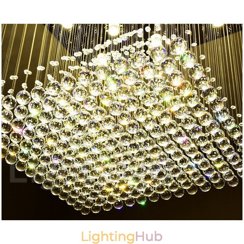 Modern Crystal Ceiling Pendant Light Indoor Chandelier Lighting Lamps Fixture