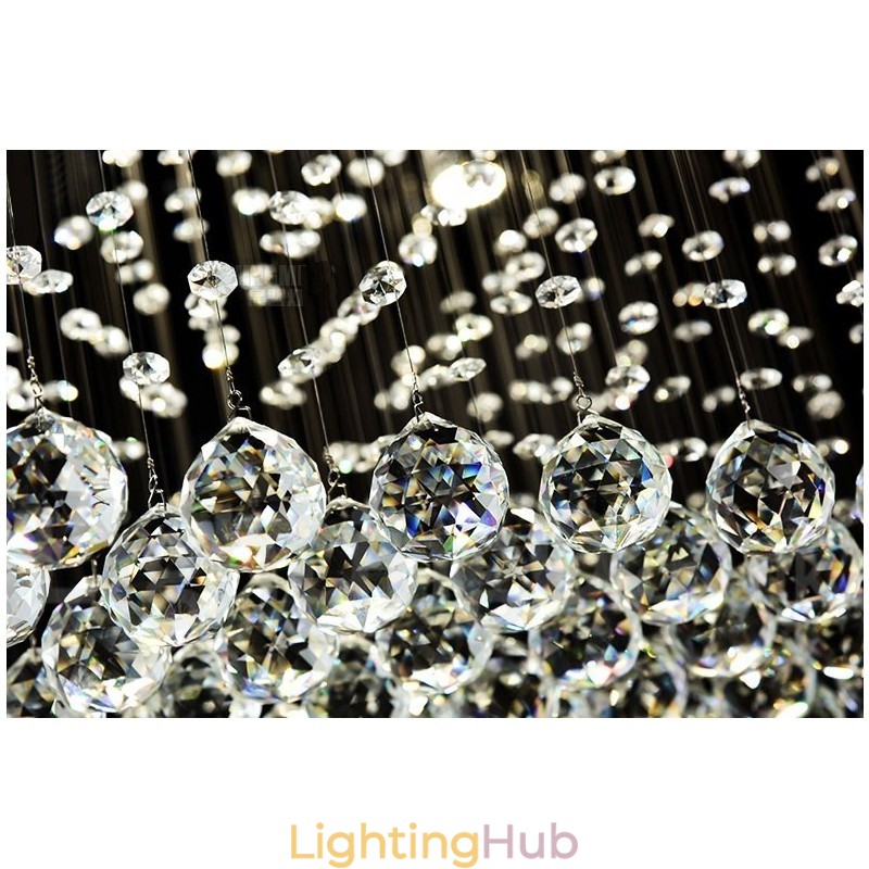 Modern Crystal Ceiling Pendant Light Indoor Chandelier Lighting Lamps Fixture