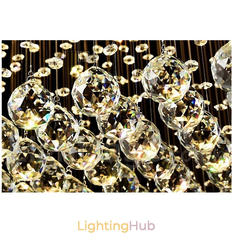 Modern Crystal Ceiling Pendant Light Indoor Chandelier Lighting Lamps Fixture
