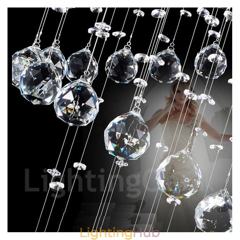 3 Light Modern Crystal Ceiling Pendant Light Indoor Chandelier Lighting Lamps Fixtures