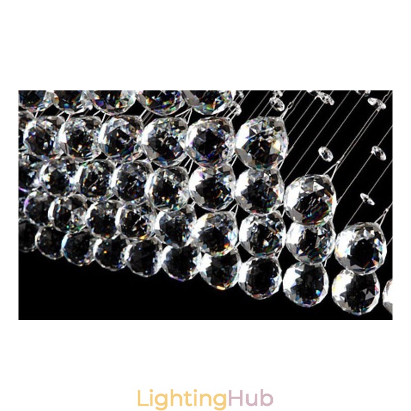Extra Length 5 Meter Modern Crystal Ceiling Pendant Light Indoor Chandelier Lighting Lamps Fixtures