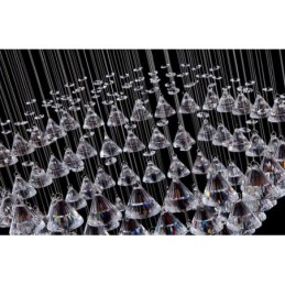 7 Lights Modern Crystal Ceiling Pendant Light Indoor Chandelier Lighting Lamps Fixtures