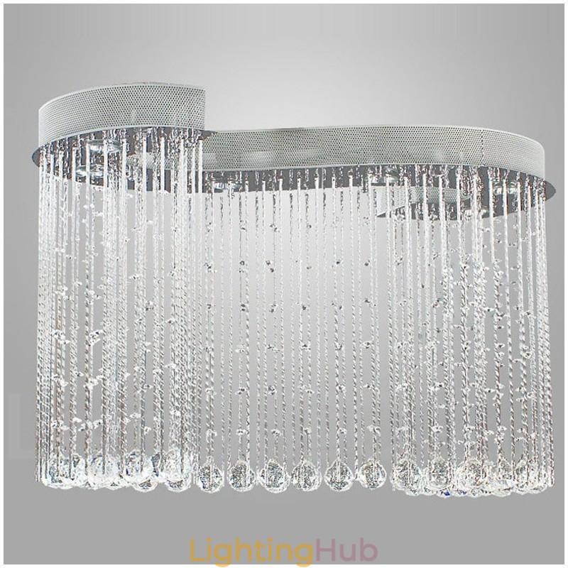 6 Lights Modern Crystal Ceiling Pendant Light Indoor Chandelier Lighting Lamps Fixtures