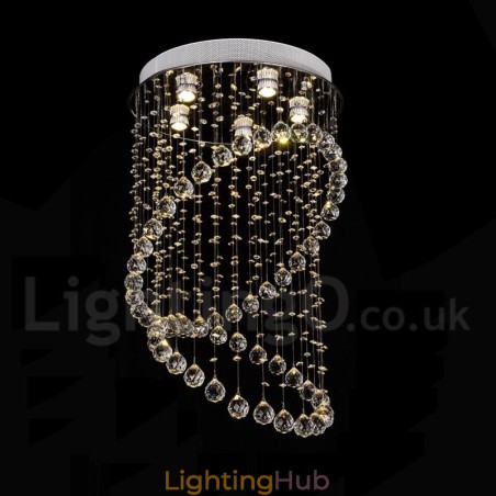 5 Lights Modern Crystal Ceiling Pendant Light Indoor Chandelier Lighting Lamps Fixtures 5 Lights Modern Crystal Ceiling Pendant Light Indoor Chandelier Lighting Lamps Fixtures