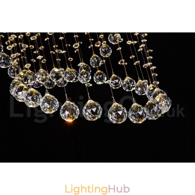 5 Lights Modern Crystal Ceiling Pendant Light Indoor Chandelier Lighting Lamps Fixtures