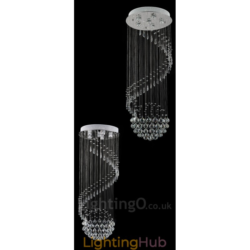 6 Lights Modern Crystal Ceiling Pendant Light Indoor Chandelier Lighting Lamps Fixtures