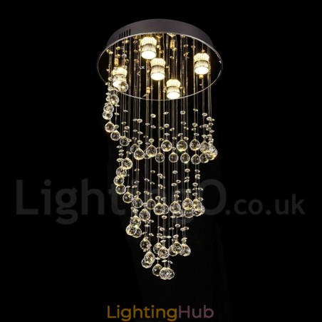 5 Lights Modern Crystal Ceiling Pendant Light Indoor Chandelier Lighting Lamps Fixtures 5 Lights Modern Crystal Ceiling Pendant Light Indoor Chandelier Lighting Lamps Fixtures