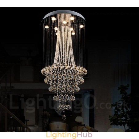 9 Lights Modern Crystal Ceiling Pendant Light Indoor Chandelier Lighting Lamps Fixtures 9 Lights Modern Crystal Ceiling Pendant Light Indoor Chandelier Lighting Lamps Fixtures