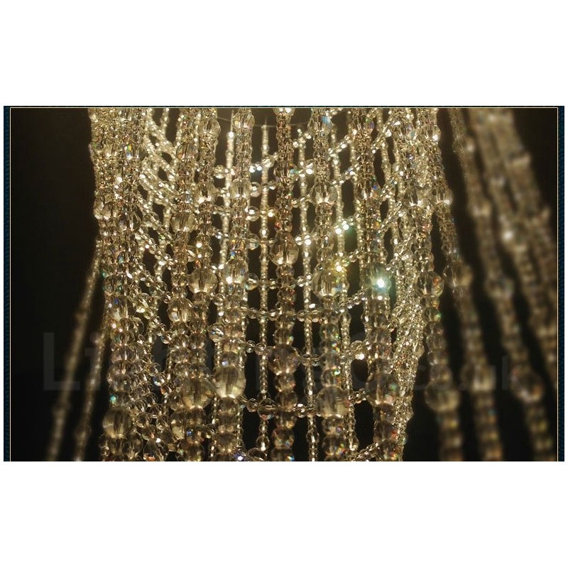 9 Lights Modern Crystal Ceiling Pendant Light Indoor Chandelier Lighting Lamps Fixtures